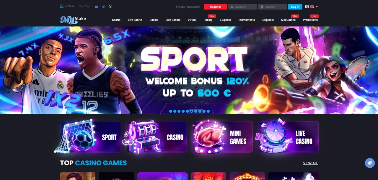 Mystake Homepage